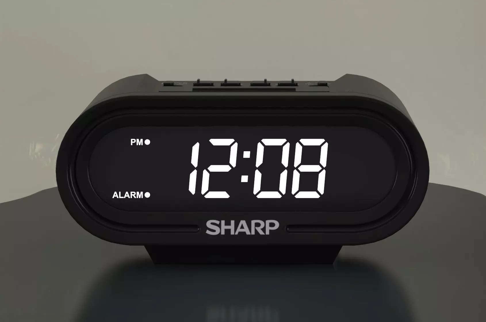 Digital alarm clock Free 3D model