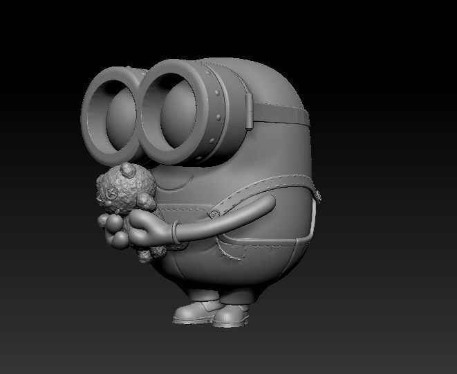 MINIONS minion helmet 3D print model_3