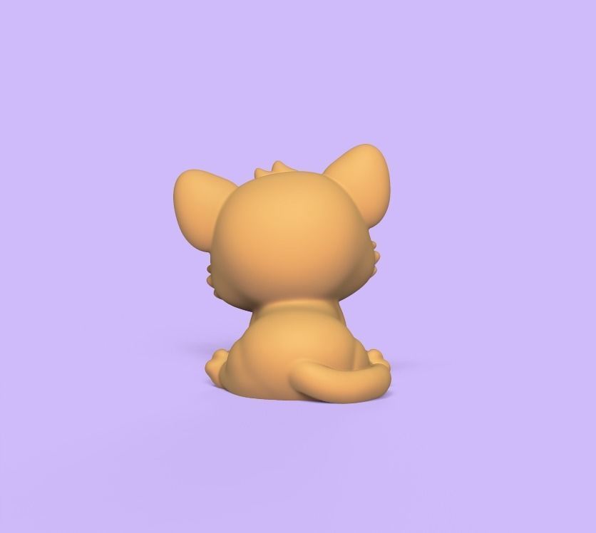 Cute Puma 3D print model_2