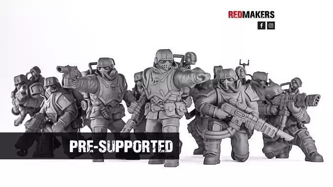 Special Forces - Elite squad of the Imperial Force 3D print model