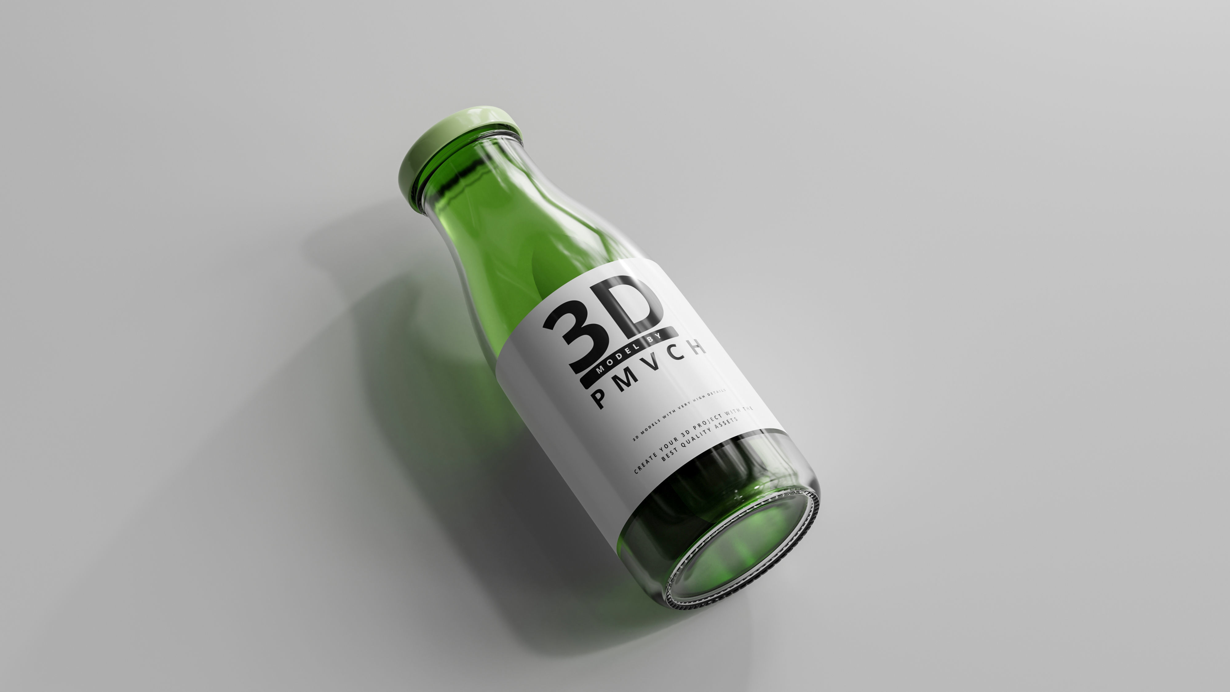 Soft Drink or Water Bottle 3D model_3
