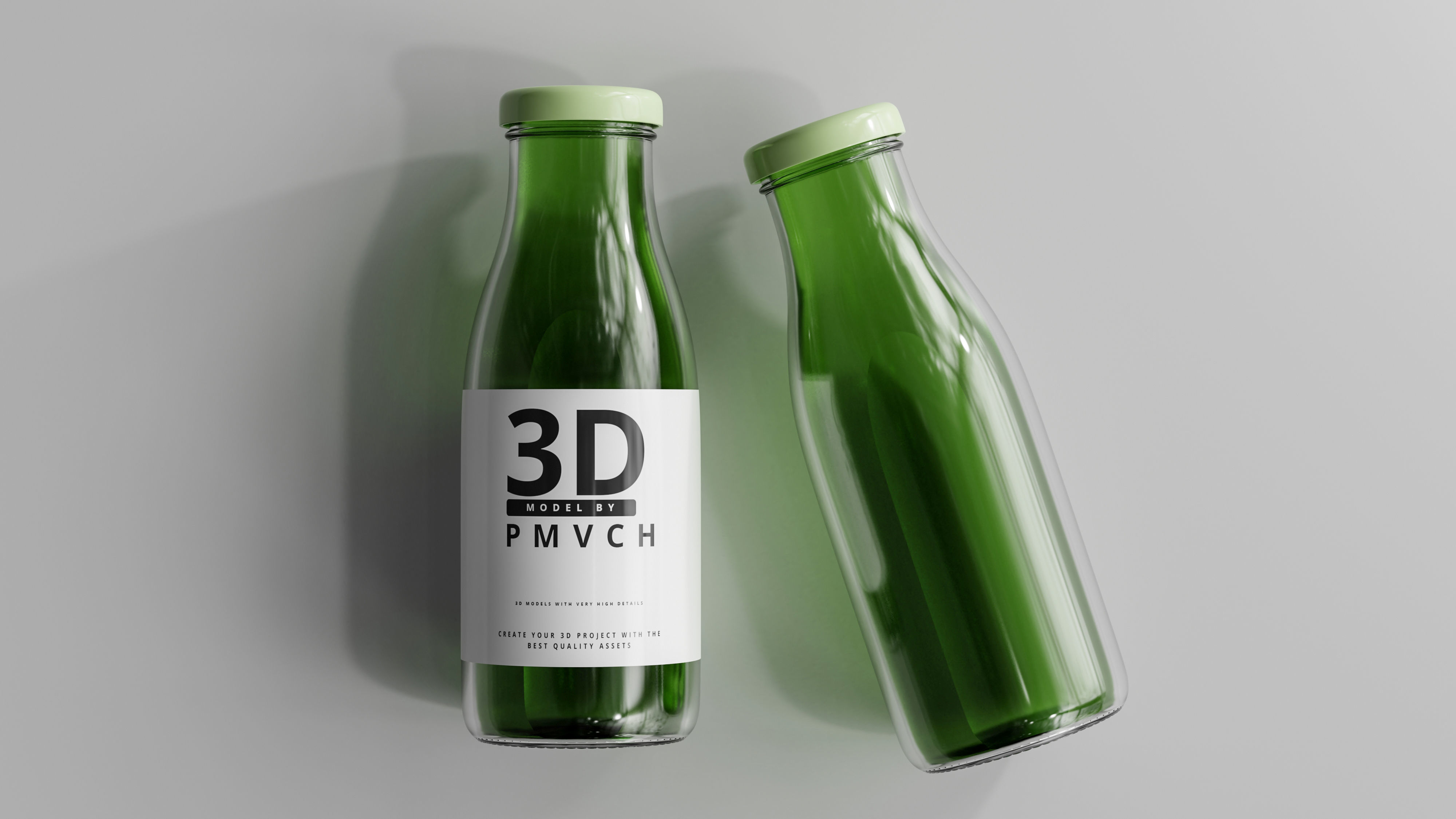 Soft Drink or Water Bottle 3D model_4