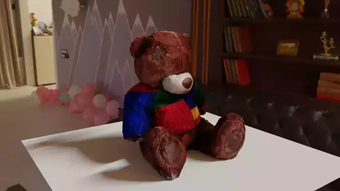 3d scanned Teddy Bear 