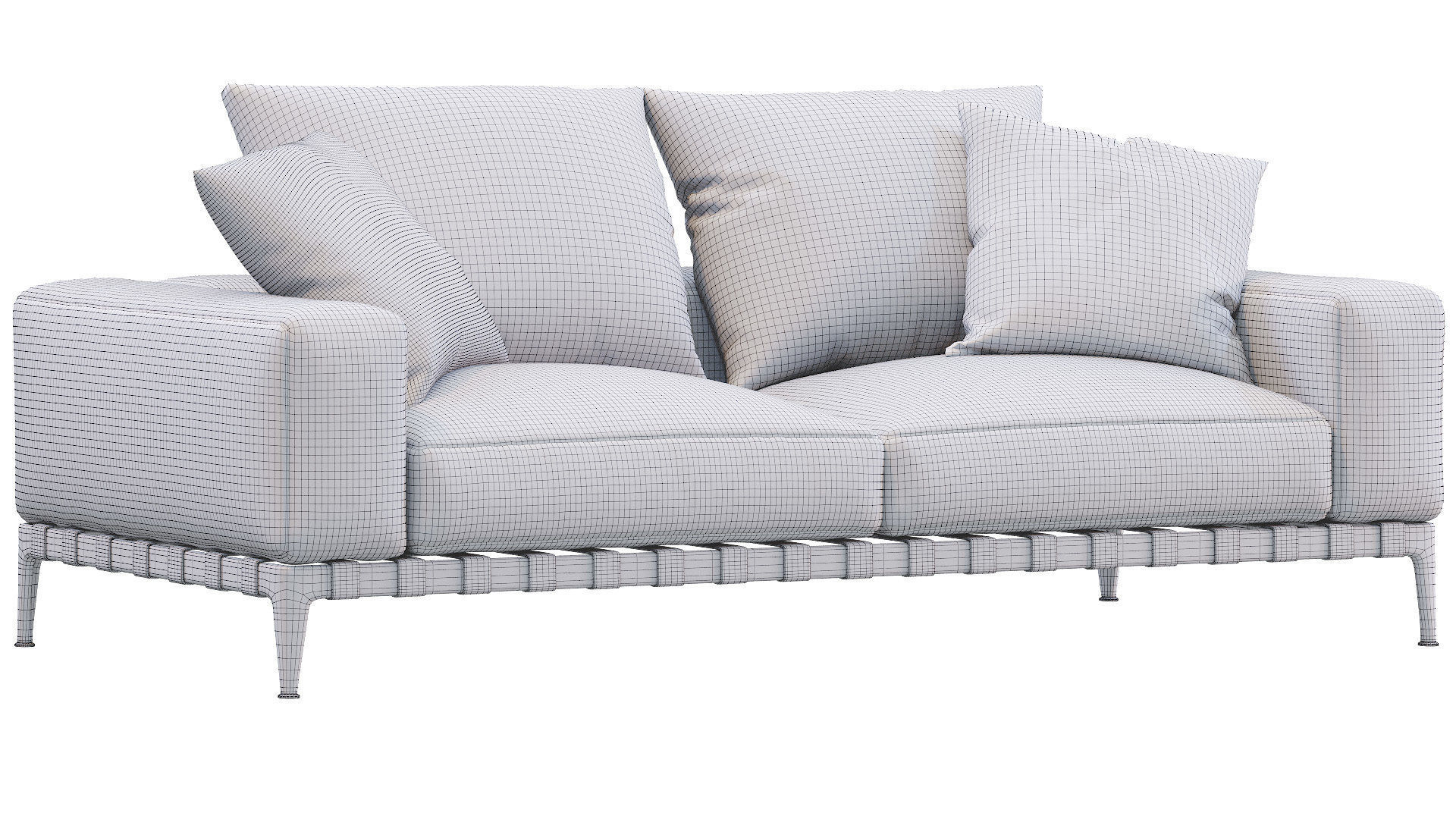 Sofa Gregory By Flexform 3D model_7