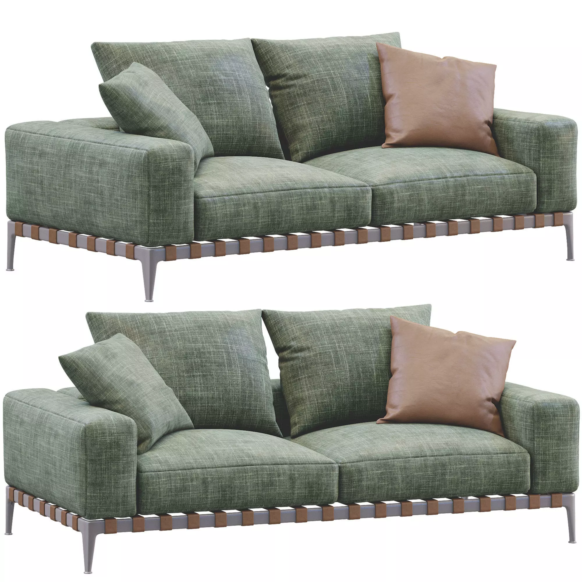 Sofa Gregory By Flexform 3D model_0