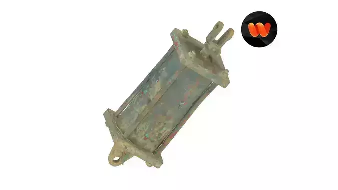 Old Hydraulic Cylinder Raw Scanned