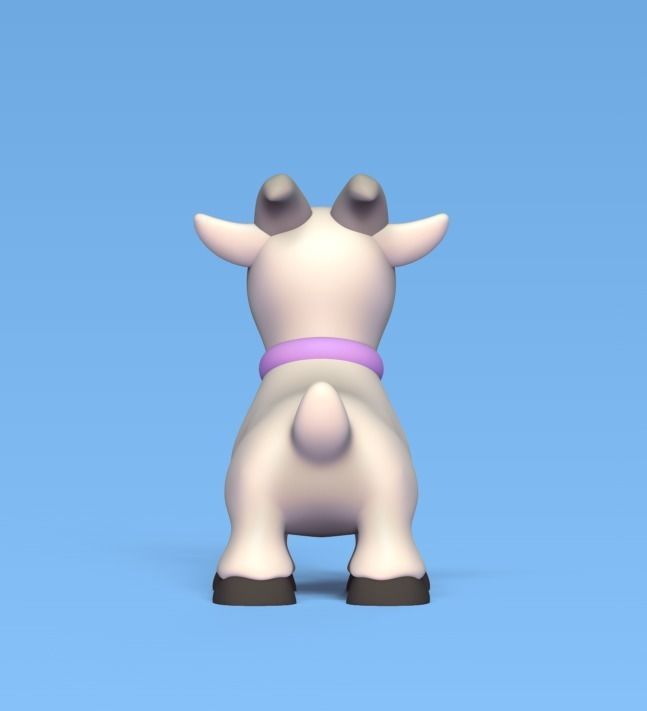 Goat Big Eyes 3D print model_3