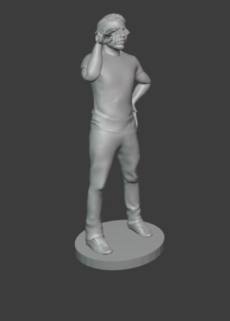 Salt Bae 3D print model_12