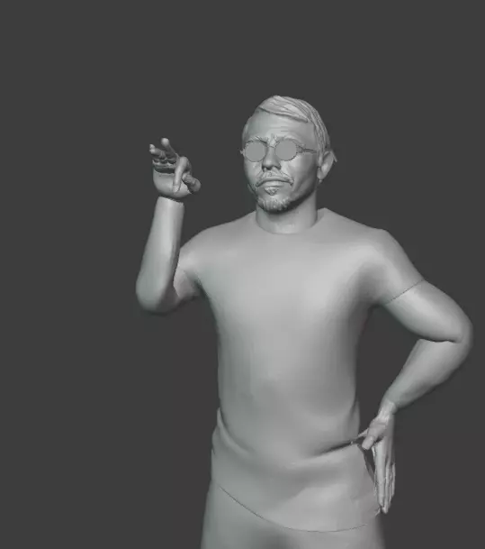 Salt Bae 3D print model_0