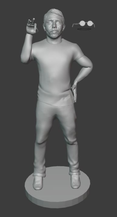 Salt Bae 3D print model_2