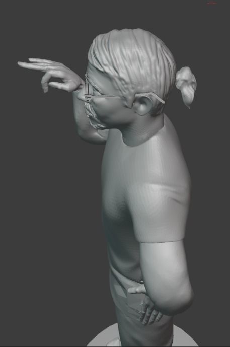Salt Bae 3D print model_3