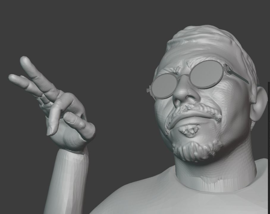 Salt Bae 3D print model_1