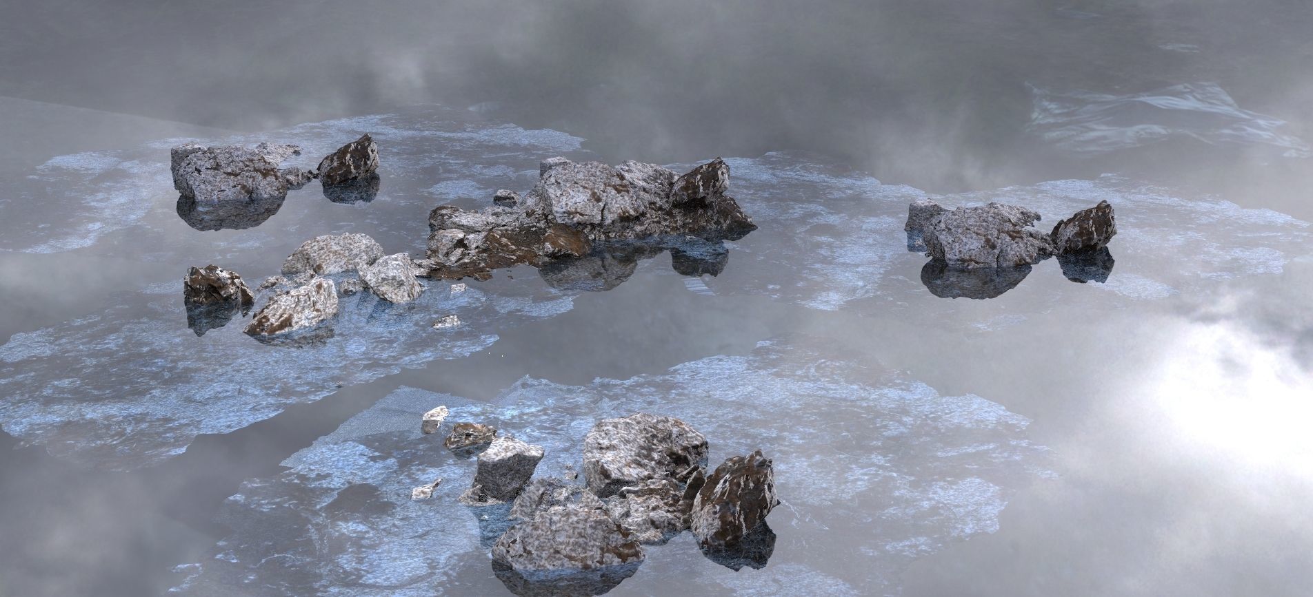 Iceberg Rocks 3D model_1