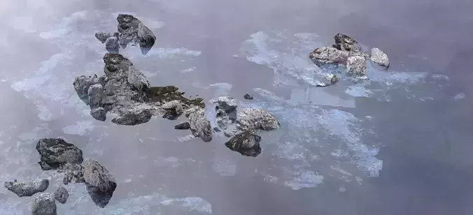 Iceberg Rocks 3D model