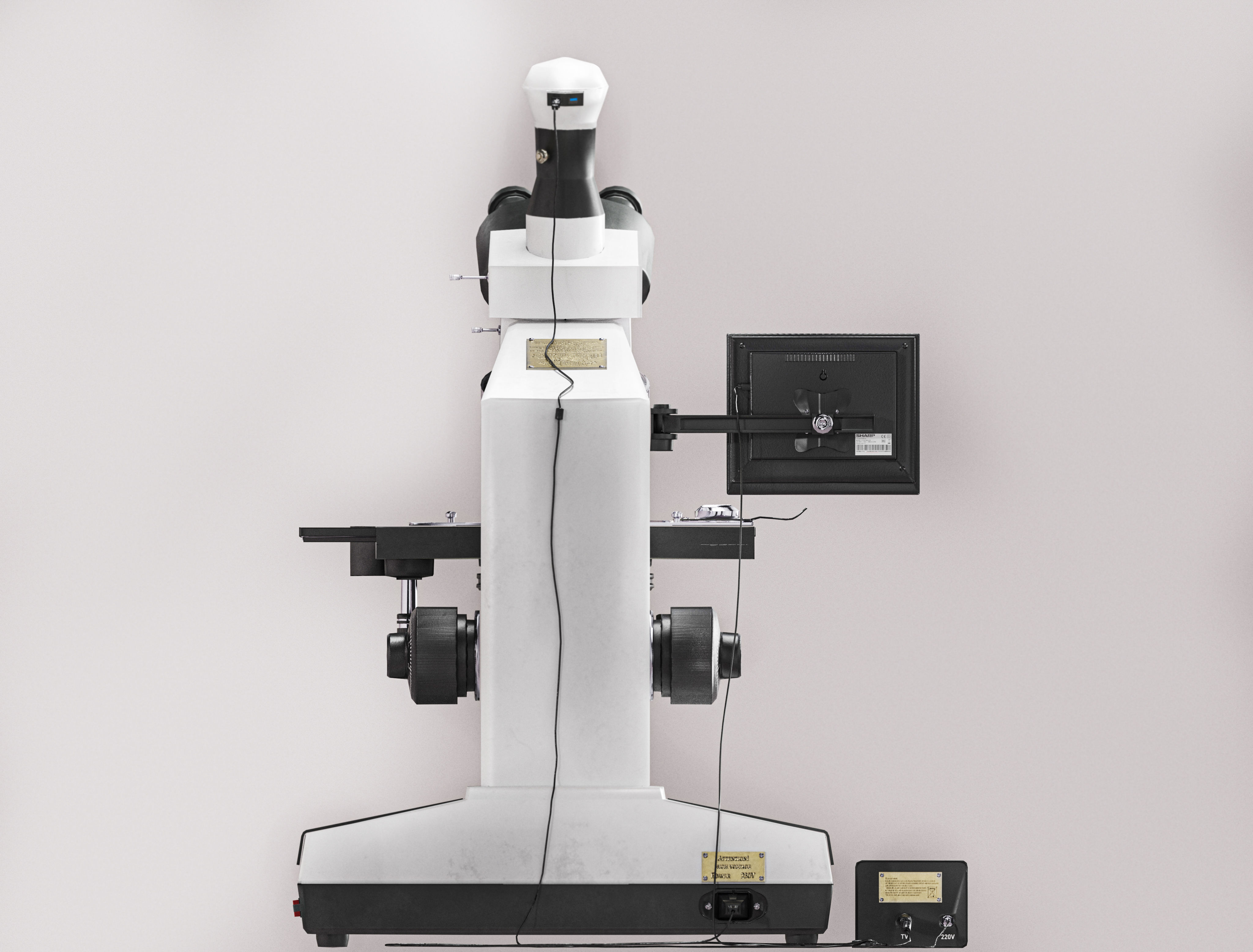 Laboratory Microscope Low Poly PBR Low-poly 3D model_8