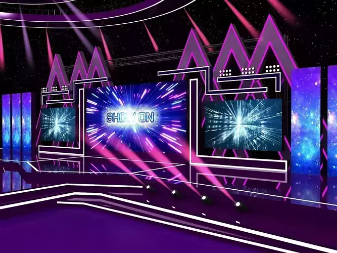  EVENT STAGE DESIGN SHOW ON 3D model