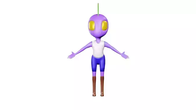 Lizard man 3d model 3D model