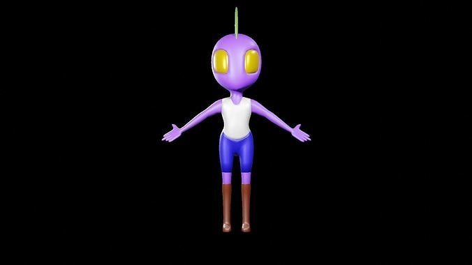 Lizard man 3d model 3D model