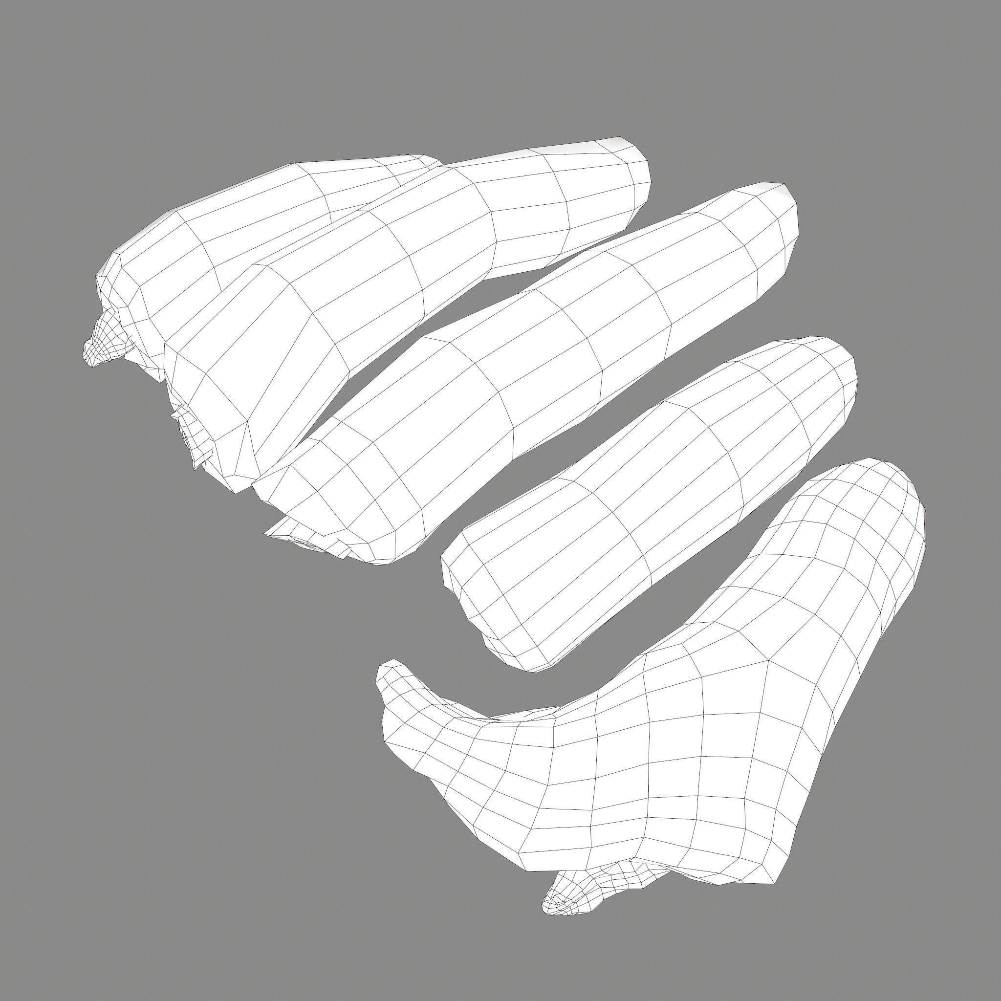 Severed Fingers and Toes 3D Model Collection_100