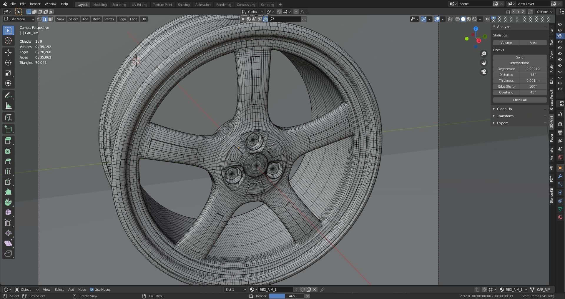 CAR RIM 3D model_7