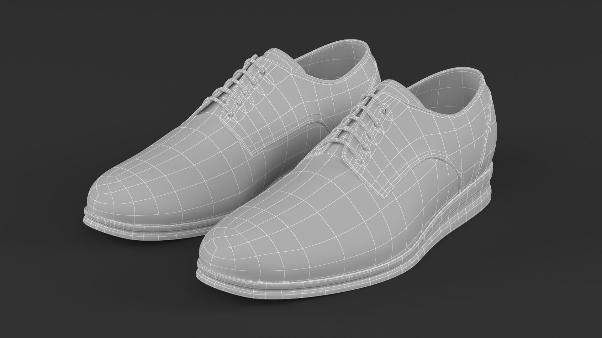 Men Shoes 3D model_6