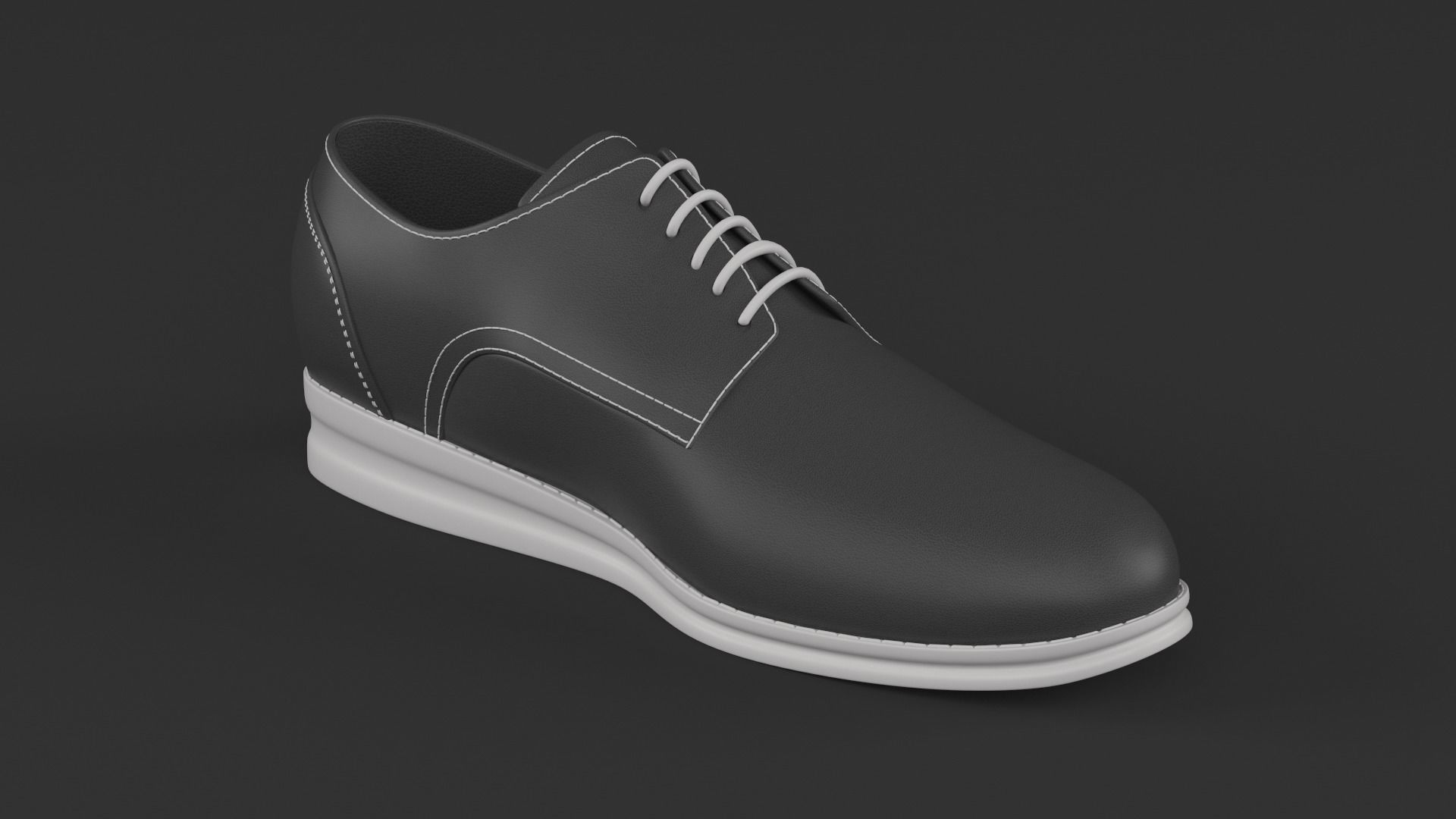 Men Shoes 3D model_4