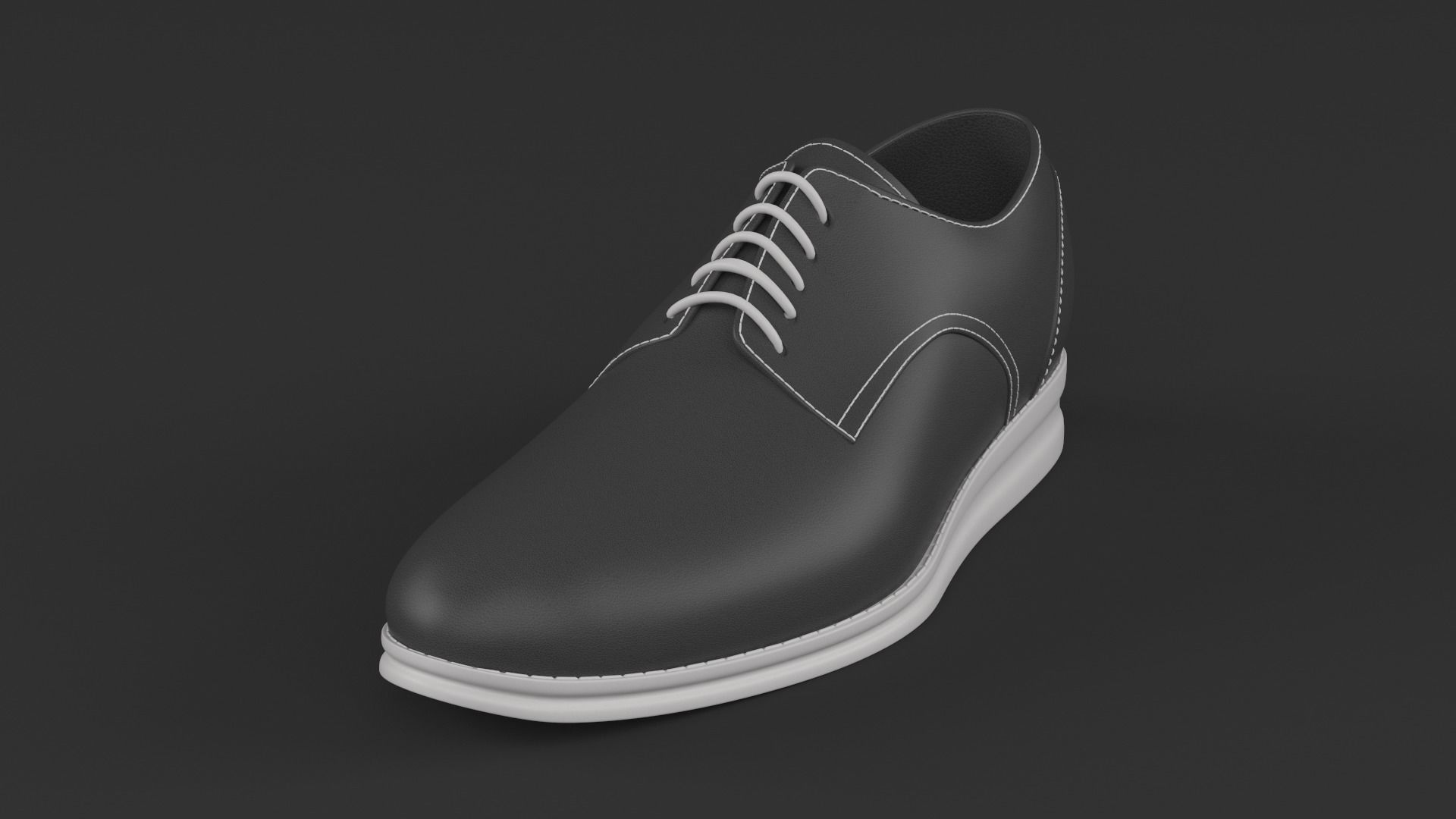 Men Shoes 3D model_5