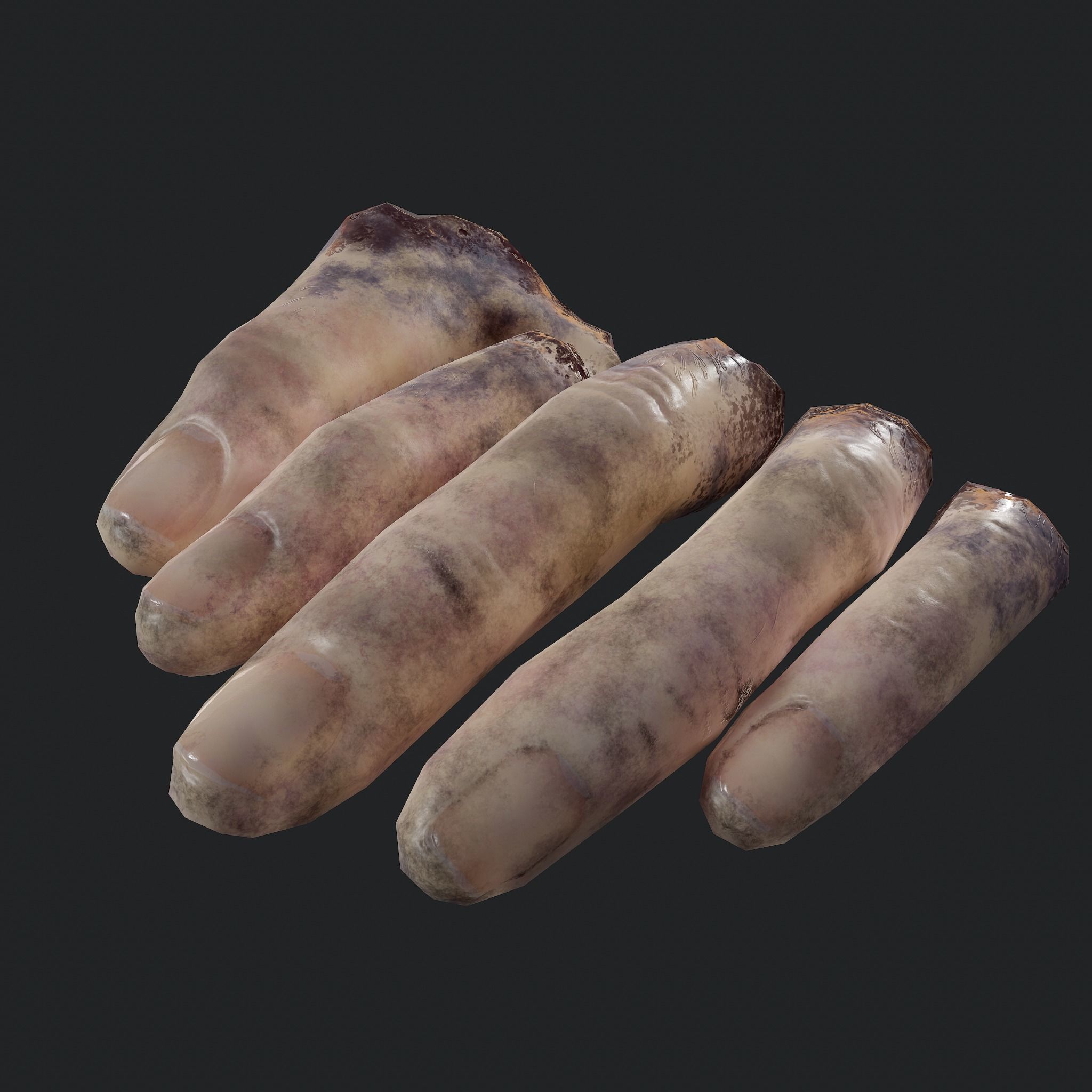 Severed Fingers Toes Ears and Nose 3D Model Collection_106
