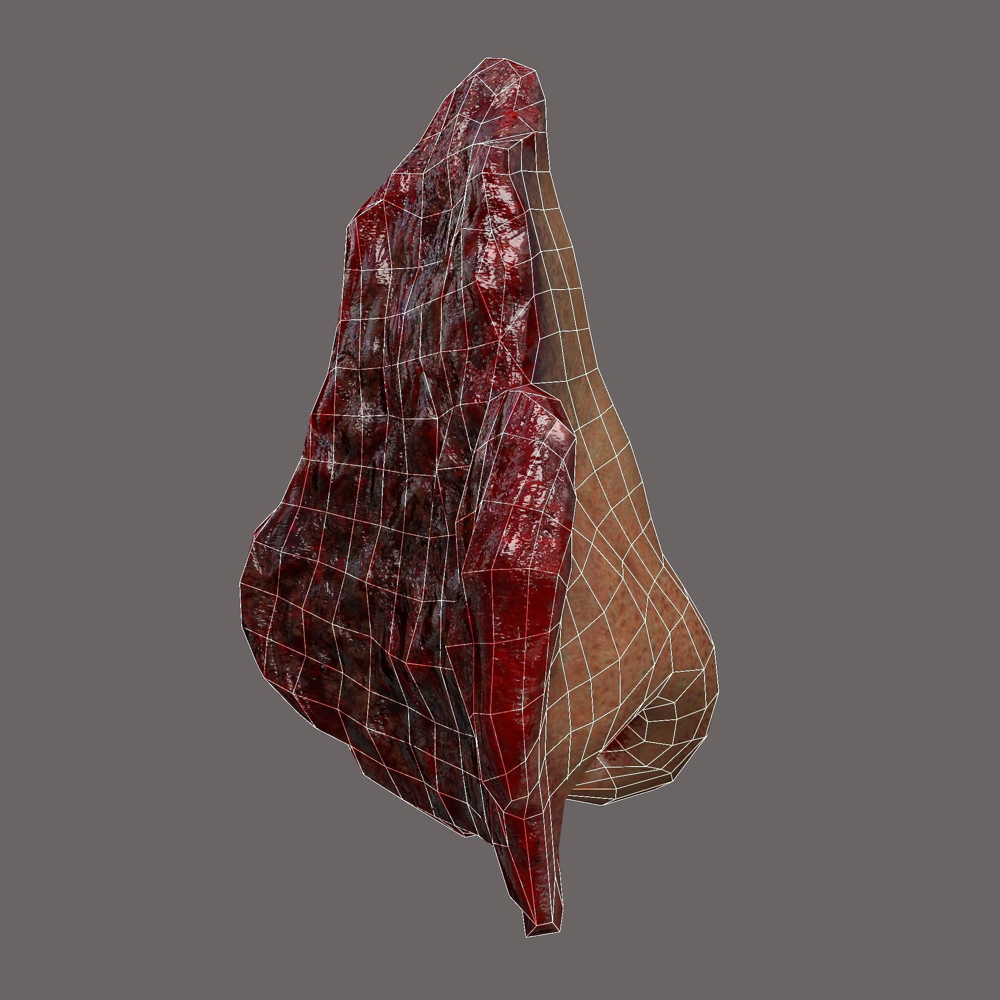 Severed Fingers Toes Ears and Nose 3D Model Collection_81