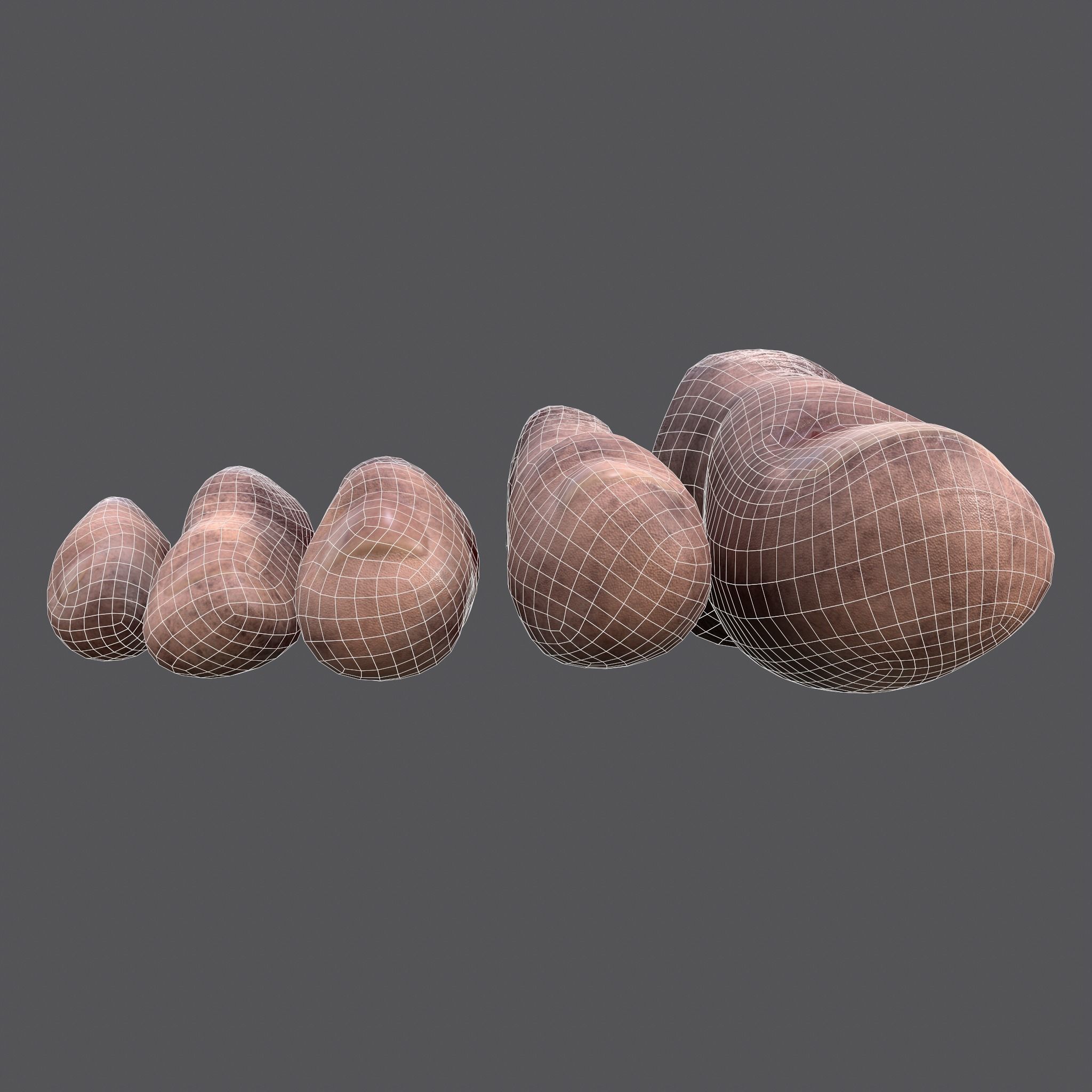 Severed Fingers Toes Ears and Nose 3D Model Collection_54
