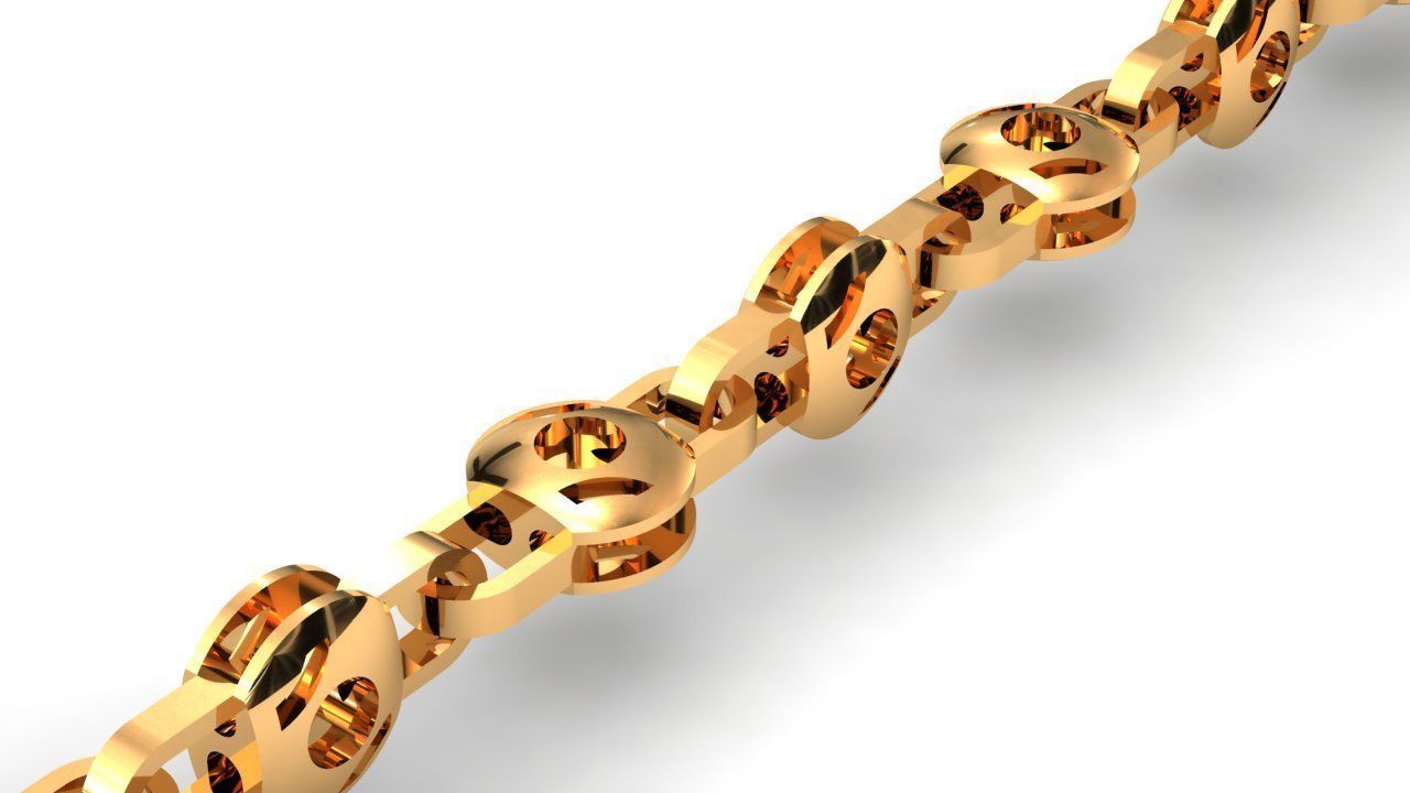 Eslabon para cadenas chain link E2016-47 3D print model_2