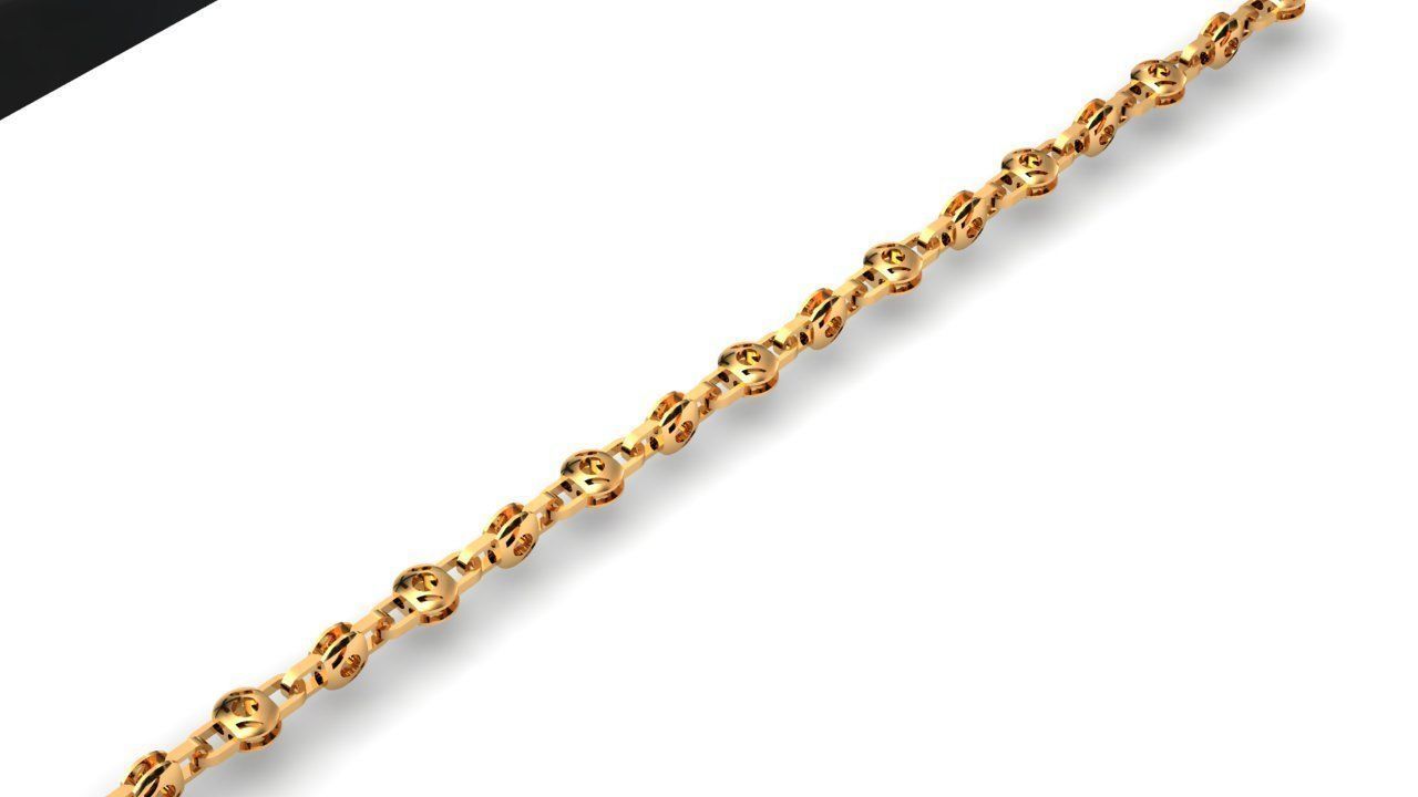 Eslabon para cadenas chain link E2016-47 3D print model_1