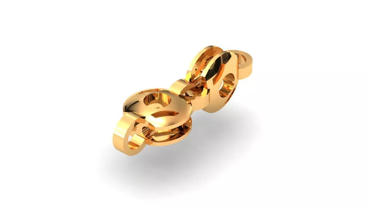 Eslabon para cadenas chain link E2016-48 3D print model