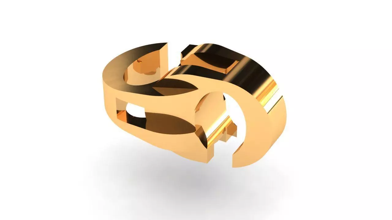 Eslabon para cadenas chain link E2016-49 3D print model