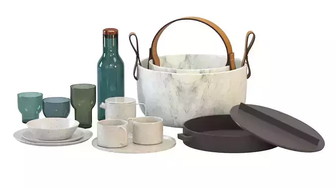 Kitchen decor part 2 3D model