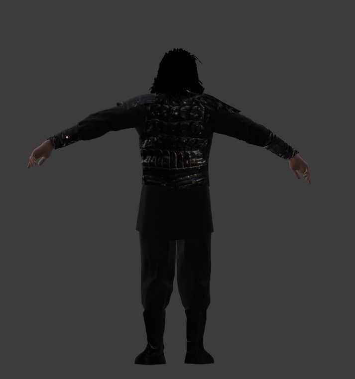 Bamsi bey Low-poly 3D model_5