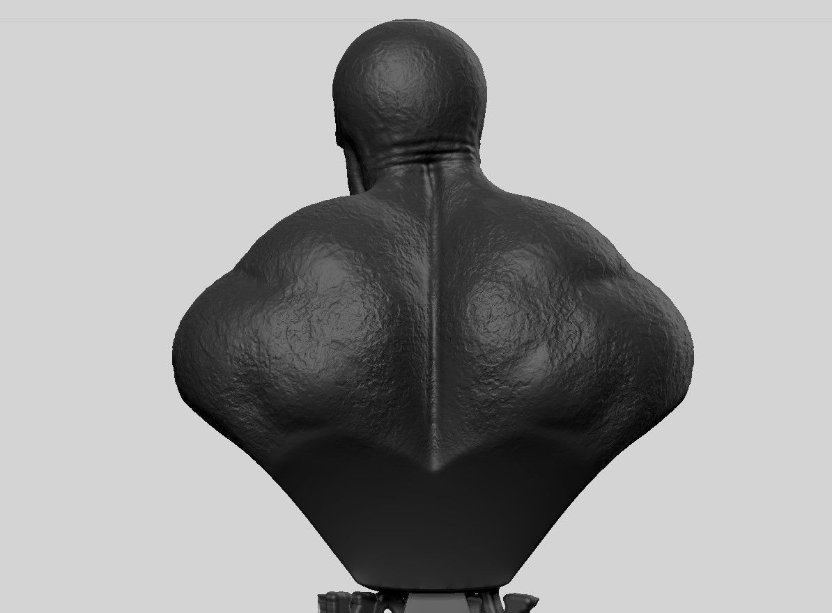 Venom Bust 3D print model_13