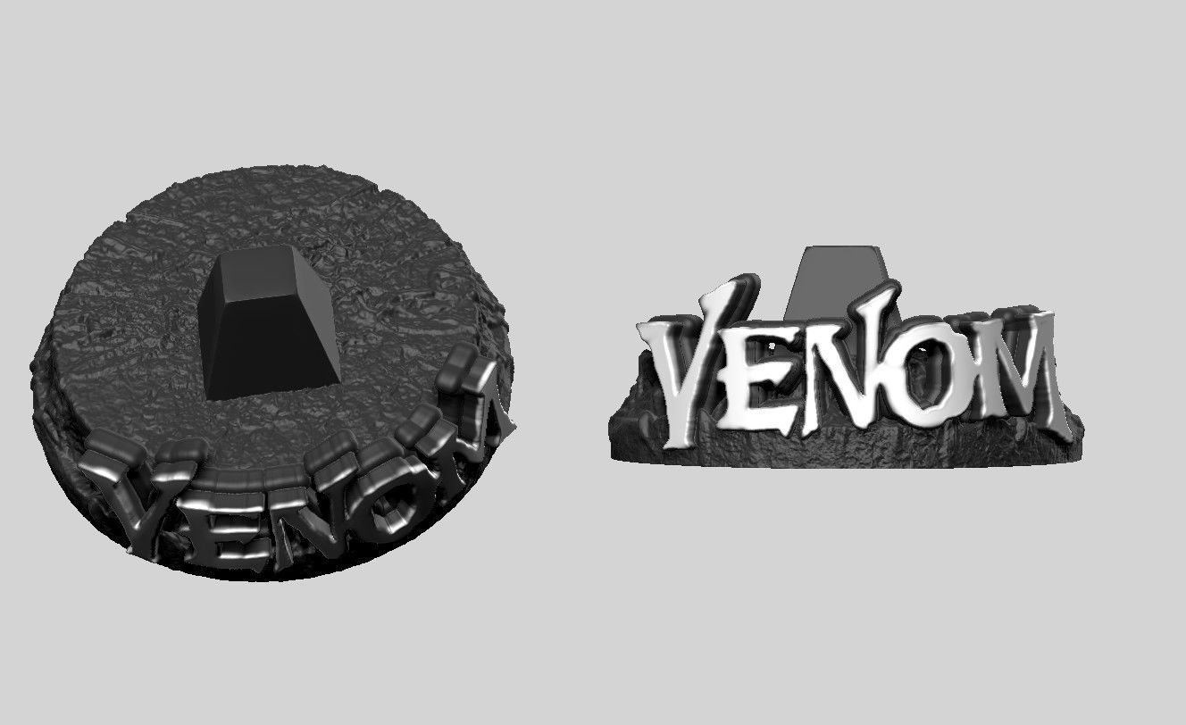 Venom Bust 3D print model_4