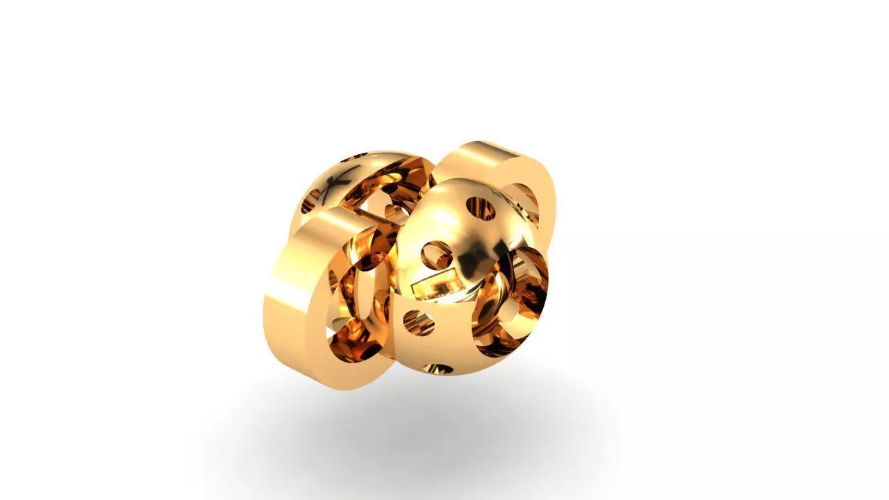 Eslabon para cadenas chain link E2016-50 3D print model_0