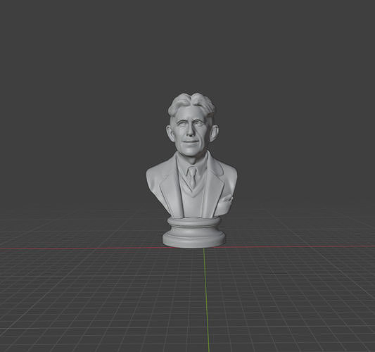 George Orwell 3D print model