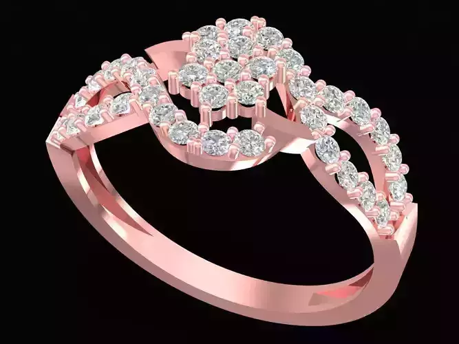 Simple diamond ring  2870