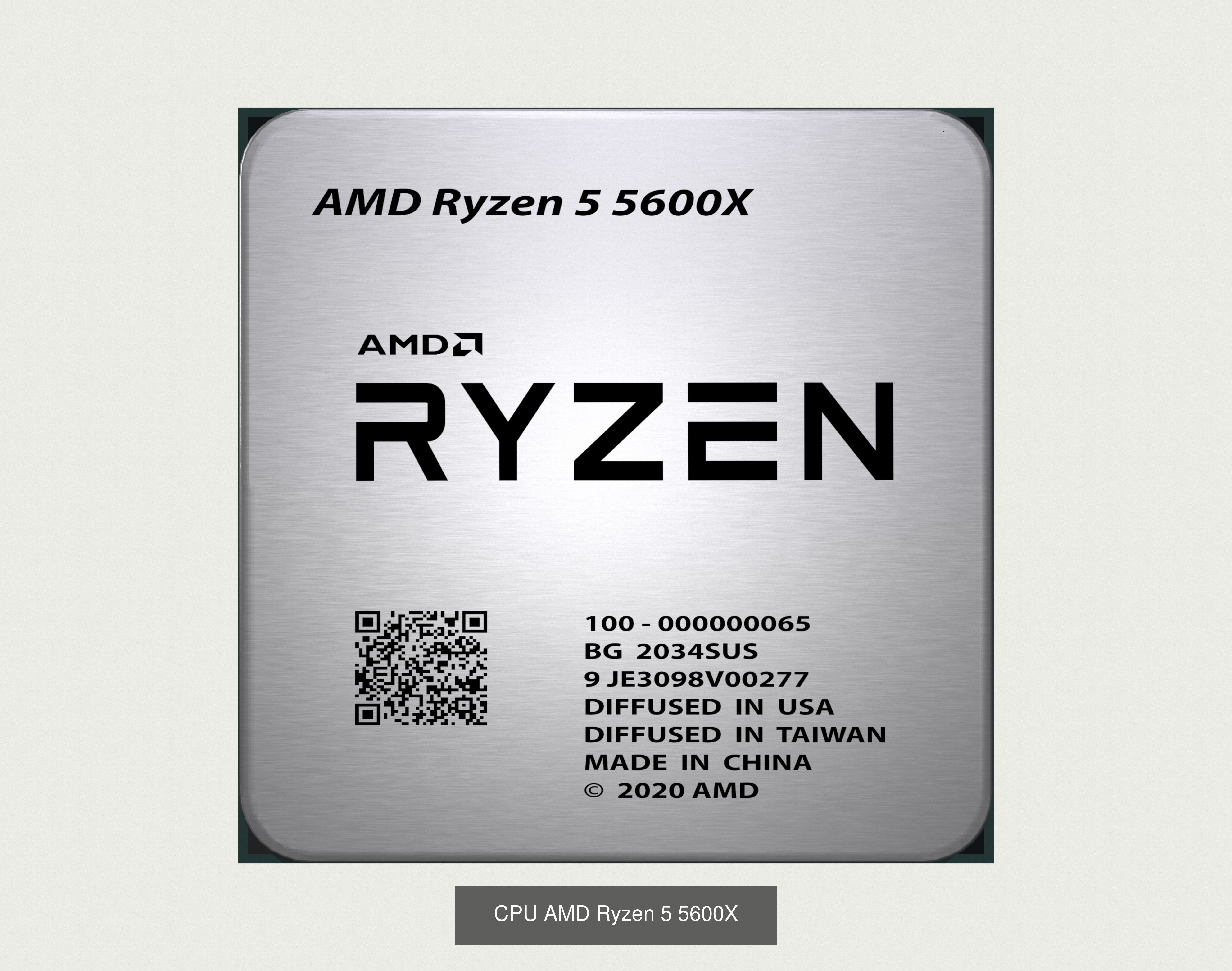 CPU AMD Ryzen 5 Generation 3D Model Collection_6