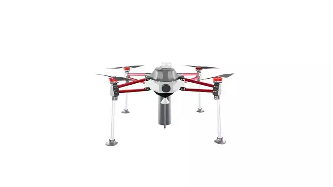 3D Drone dji phantom quadcopter