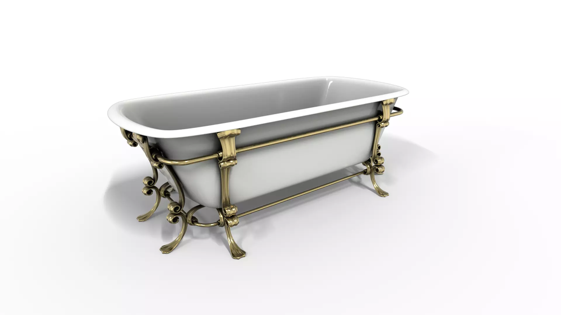 bathtub 3D model_0