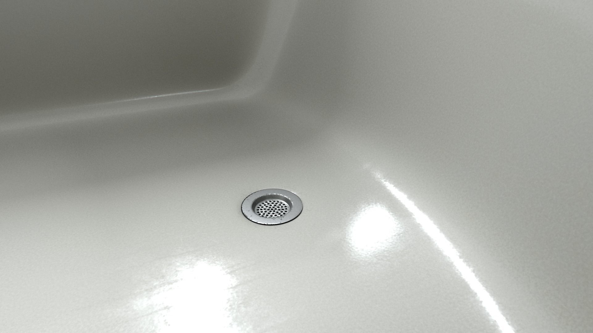 bathtub 3D model_2