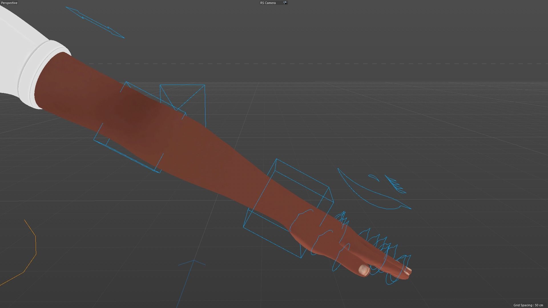 Cartoon Athlete Rigged Derick 3D model_12