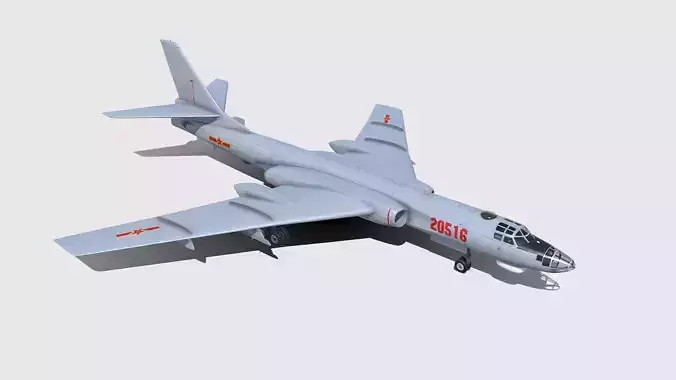 Xian H-6 3D model