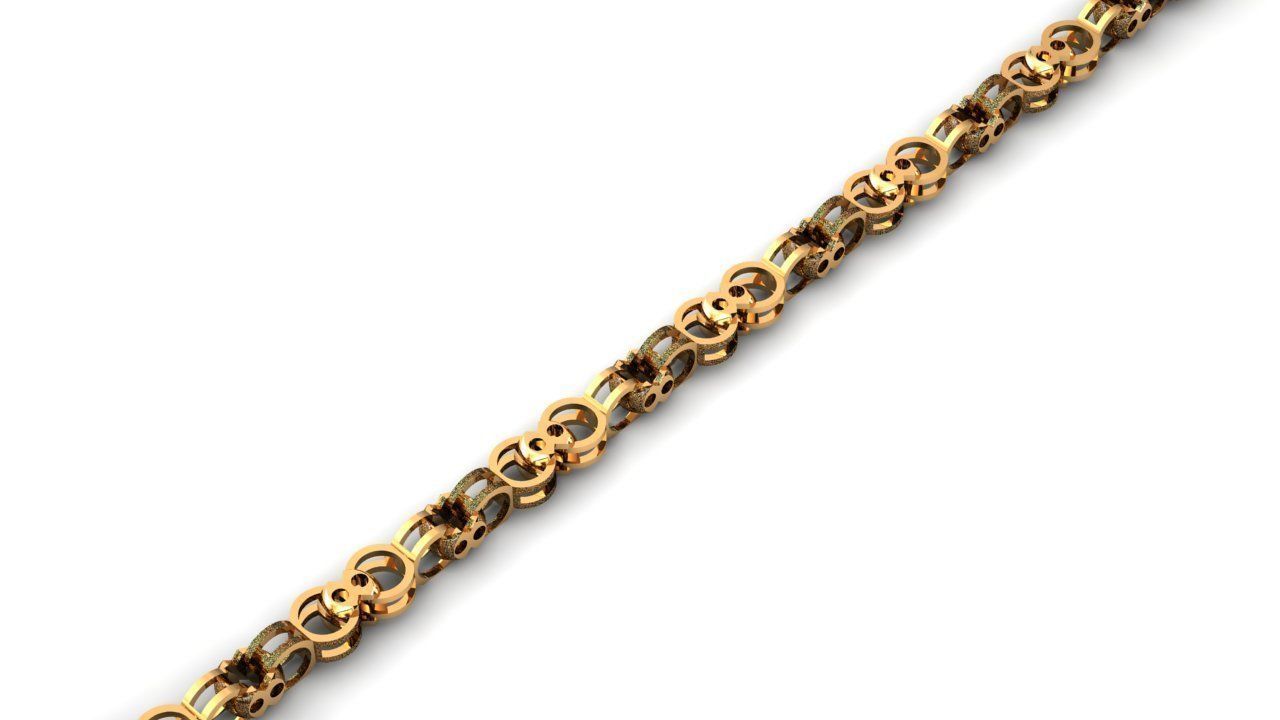 Eslabon para cadenas chain link E2016-57 3D print model_2