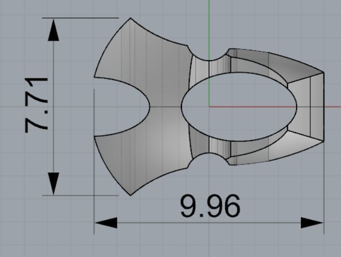 Eslabon para cadenas chain link E2016-57 3D print model_4