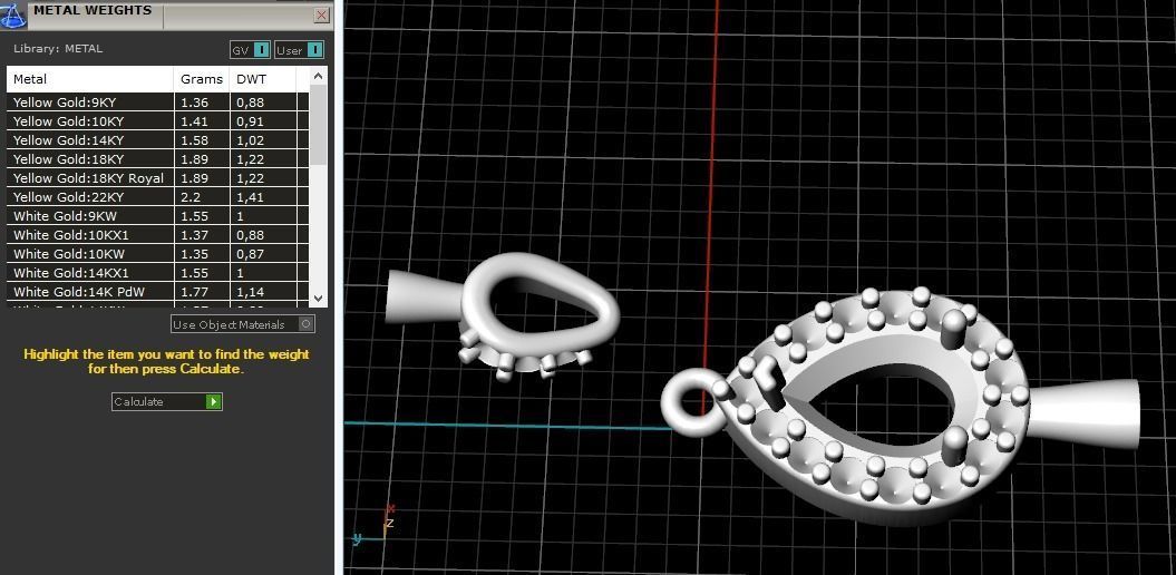 Pendant Model 1139 3D print model_2